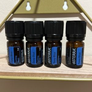 Lot of 4 Deep Blue Oil